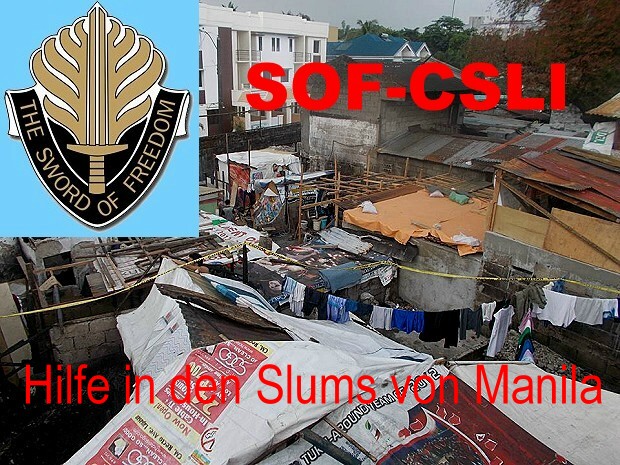 SOF-CSLI Hilfe  in den Slums von Manila