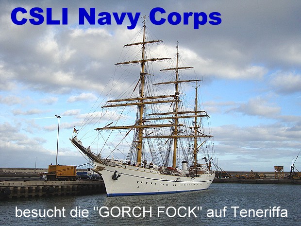 CSLI Navy Corps visits the “Gorch Fock”