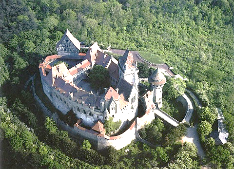 Burg von oben