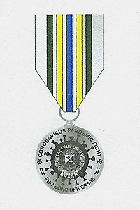 Covid Medallen SILBER