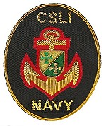 CSLI Navy Corps Aufnäher gestickt 150